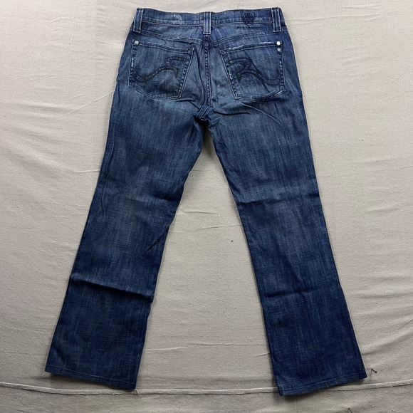 Rock & Republic Henlee Jeans Mens 34 Dark Wash Excellent Straight Leg Button Fly - Picture 3 of 8